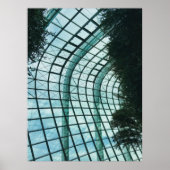 Wolkenwoud Glas Conservatorium Dak Poster (Voorkant)