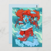 wolkenzombies briefkaart (Voorkant / Achterkant)