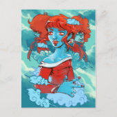 wolkenzombies briefkaart (Voorkant)