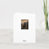 Wolkenzonsondergang Kaart (Achterkant)