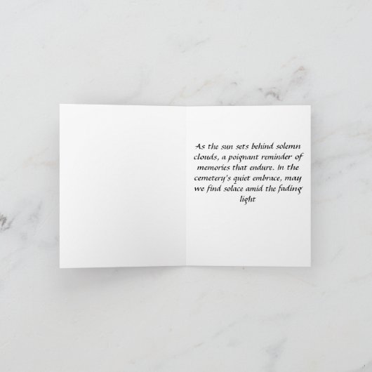 Wolkenzonsondergang Kaart (Binnen)