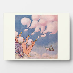 Wolkfeeën die wolken maken fotoplaat