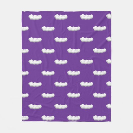 wolkjes Baby Baby Dekentje Fleece Deken (Voorkant)