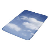 wolkken in blauwe lucht badmat (Gekanteld)