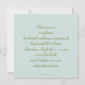 Wolkken uitnodiging bij zonsopgang (Achterkant)