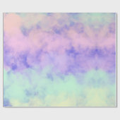 Wolkken van Suikerspin Cadeaupapier (Vlak)