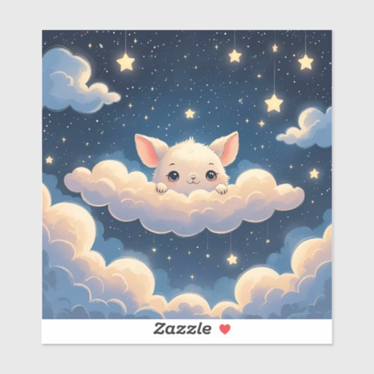 Wolkknuffels en Sterrenknuffels Sticker (Vel)