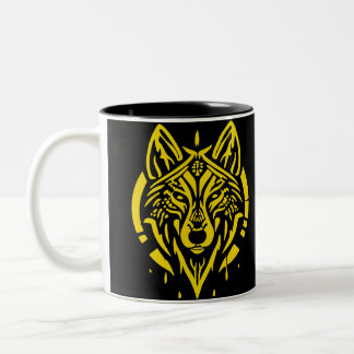 Wolkop Tweekleurige Koffiemok