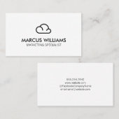 Wolkpictogram Visitekaartje (Voorkant / Achterkant)