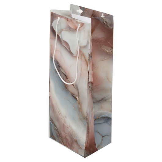 wolksteen wijn cadeautas (Voorkant Gekanteld)