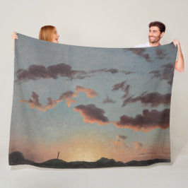 Wolkstudie (Wolken in de lucht) (door Knud Baade) Fleece Deken