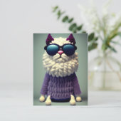 Woll - Hund # 1 Briefkaart (Staand voorkant)