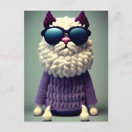 Woll - Hund # 1 Briefkaart (Voorkant)