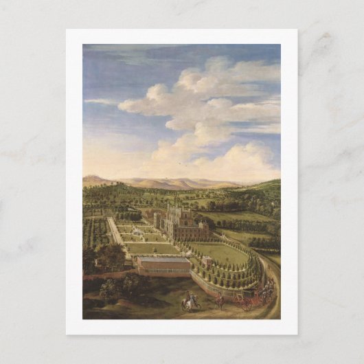 Wollaton Hall en Park, Nottingham, 1697 (olie op c Briefkaart (Voorkant)