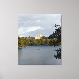 Wollaton Park Lake Uitzicht Canvas Afdruk