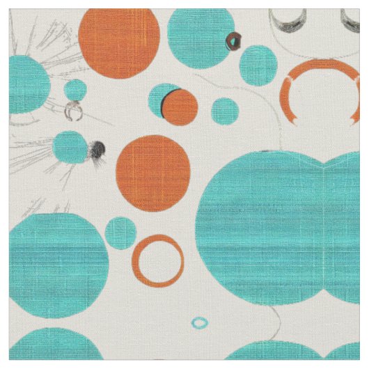 Wollen ballen Mid Century Moderne stof (Close Up)