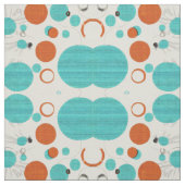 Wollen ballen Mid Century Moderne stof (Swatch)