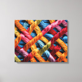 Wollen Canvas Afdruk