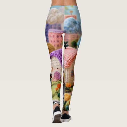 Wollen dorp leggings (Achterkant)