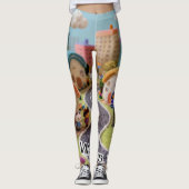 Wollen dorp leggings (Voorkant)