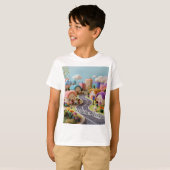 Wollen dorp t-shirt (Voorkant volledig)