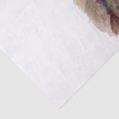 Wollen muts Kerstschaap Aangepaste tekst Tissuepapier (Detail)