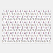 Wollen Petten en Schattigee mussen Inpakpapier Vel (Voorkant)