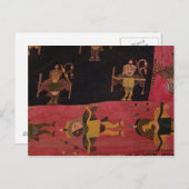 Wollen stof briefkaart (Voorkant / Achterkant)