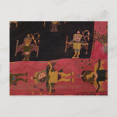 Wollen stof briefkaart (Voorkant)