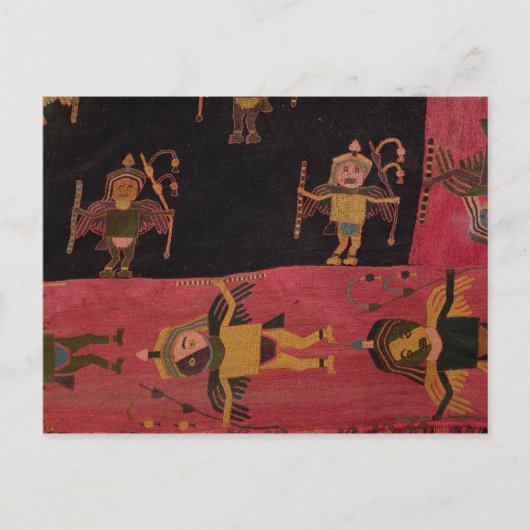 Wollen stof briefkaart (Voorkant)