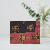 Wollen stof briefkaart (Staand voorkant)