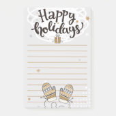 Wollen Wanten Post-it® Notes (Voorkant)