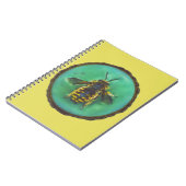Wollenkaartbij Notitieboek (Linkerzijde)