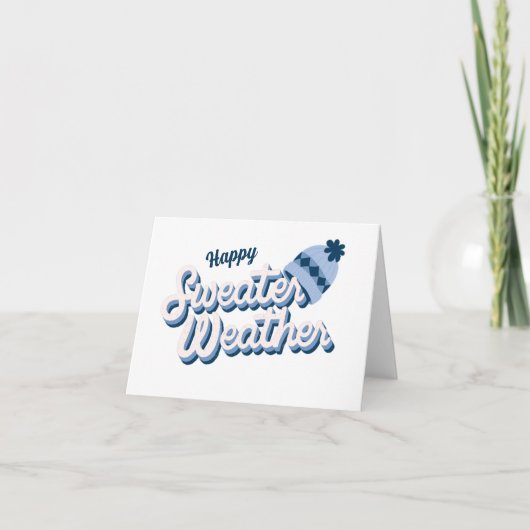Wollenweer-verjaardagskaart Kaart (Voorkant)