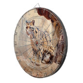 wollig afbeelding natuur wild exotisch dartbord (Voorkant Rechts)