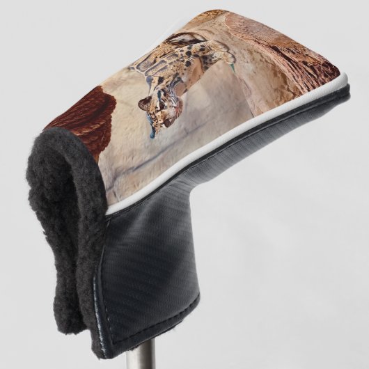 wollig afbeelding natuur wild exotisch golfheadcover (3/4 voorkant)