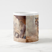 wollig afbeelding natuur wild exotisch grote koffiekop (Voorkant)