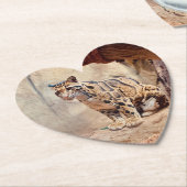 wollig afbeelding natuur wild exotisch kartonnen onderzetters (Gekanteld)