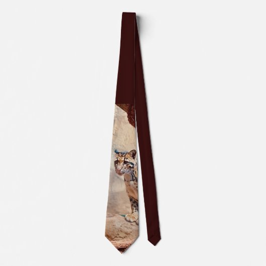 wollig afbeelding natuur wild exotisch stropdas (Voorkant)