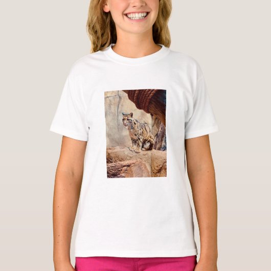 wollig afbeelding natuur wild exotisch t-shirt (Voorkant)