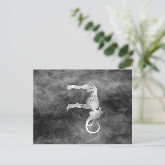 wollig mammot briefkaart (Staand voorkant)