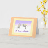 Wollige de verjaardagskaart van de Mammoet en van Kaart (Gele Bloem)