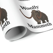 Wollige Mammoet Cadeaupapier (Rol Hoek)