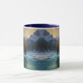 Wollige mammoet en Rocky Mountains Mok (Midden)