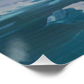 Wollige mammoet en Rocky Mountains Perfect Poster (Hoek)