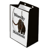 Wollige Mammoet Medium Cadeauzakje (Achterkant Gekanteld)