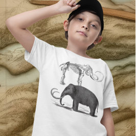 Wollige mammoet pre-historische olifant t-shirt