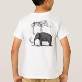 Wollige mammoet pre-historische olifant t-shirt (Achterkant)