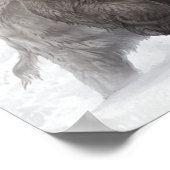 Wollige mammoet Prehistorische Dierlijke ijstijd Poster (Hoek)