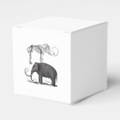 Wollige Mammoth Prehistorische Olifant en Skelet Bedankdoosjes (Voorkant Zijde)